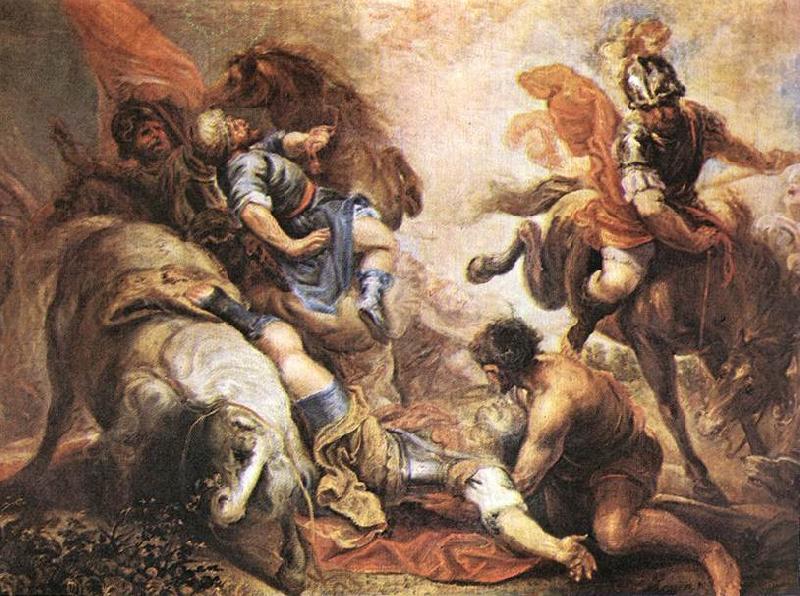 ESCALANTE, Juan Antonio Frias y The Conversion of St Paul dfg oil painting picture